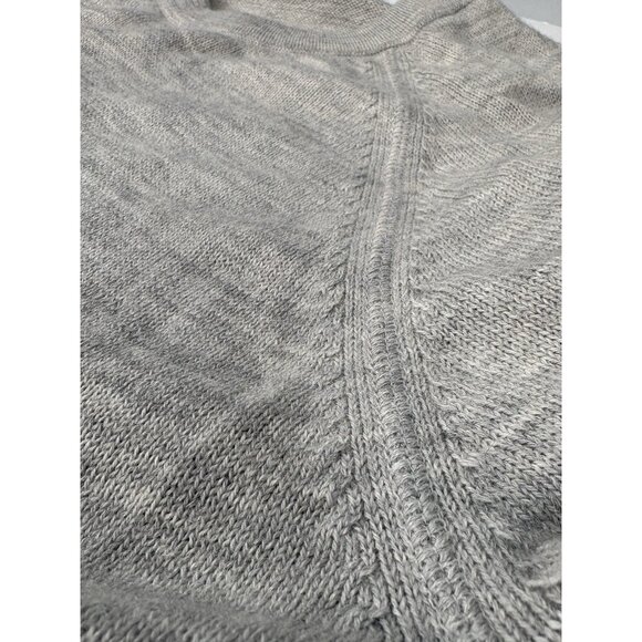 Paka Royal Alpaca Wool Sweater Men’s XXL Heather Grey Handmade Crewneck Pullover - Picture 11 of 16